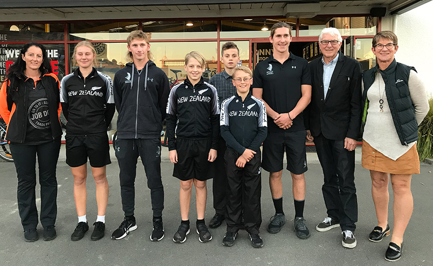 Mitre 10 Mega Future Champions Trust presents first grants of 2019 to talented young athletes